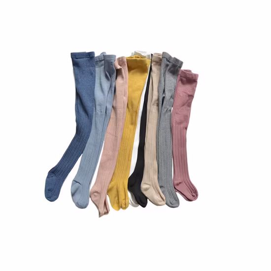 Crianças meia-calça macia algodão bebê menina meia-calça criança malha meia-calça